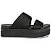 Flatform Sandal Webbing Sandali Sintetico Scarpe Donna Nero Eu 40, Yw0yw01361 0gt - Foto miniatura 2