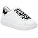 Leisure Trainers White Sneakers Pelle Scarpe Donna Bianco Eu 38, W1201-80 - Foto miniatura 1