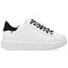 Leisure Trainers White Sneakers Pelle Scarpe Donna Bianco Eu 38, W1201-80 - Foto miniatura 2