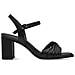 Black Elegant Open Sandals Sandali Sintetico E Tessile Scarpe Donna Nero Eu 37, 1-28324-42 001 - Foto miniatura 2