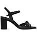 Black Elegant Open Sandals Sandali Sintetico E Tessile Scarpe Donna Nero Eu 37, 1-28324-42 001 - Foto miniatura 3