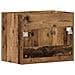 Mobile Lavabo Bagno Legno Antico 60x38,5x46 cm in Truciolato - Foto miniatura 6