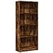 Libreria Rovere Fumo 60x24x143 Cm In Legno Multistrato - Foto miniatura 2