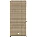 Armadietto Portaoggetti Giardino Beige 55x55x111cm Polyrattan - Foto miniatura 8