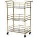 Carrello Mf4 - Oro - Metallo - 60x30,5x80 Cm - Foto miniatura 4