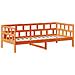Set Dormeuse con Tetto Marrone Cera 90x200 cm Massello Pino - Foto miniatura 5