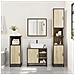 Set Mobili da Bagno 2 pz Rovere Sonoma in Legno Multistrato - Foto miniatura 4