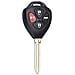 Guscio Chiave Auto Nero Abs Compatibile Con Toyota/camry/corolla - Sostituzione Telecomando - Foto miniatura 2