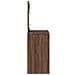 Tavolo da trucco con luci LED Rovere Marrone 78,5x41x135 cm - Foto miniatura 6