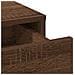 Tavolo da trucco con luci LED Rovere Marrone 78,5x41x135 cm - Foto miniatura 8