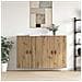 Armadi da Muro 2 pcs rovere artigianale 69.5 x 34 x 90 cm - Foto miniatura 2