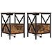 Armadio da Notte 2 pcs Rovere fumo 41.5 x 40.5 x 55 cm - Foto miniatura 1
