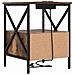 Armadio da Notte 2 pcs Rovere fumo 41.5 x 40.5 x 55 cm - Foto miniatura 9