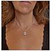 Collana Con Ciondolo In Cristallo Blu Sw - Foto miniatura 2