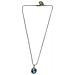 Collana Con Ciondolo In Cristallo Blu Sw - Foto miniatura 1