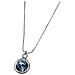 Collana Con Ciondolo In Cristallo Blu Sw - Foto miniatura 4