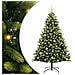Albero di Natale Artificiale Pieghevole 150 LED Verde 150 cm - Foto miniatura 1