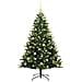 Albero di Natale Artificiale Pieghevole 150 LED Verde 150 cm - Foto miniatura 4