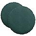 Cuscini per Seduta 2 pcs Verde Scuro Ø80 x 29 cm Velluto - Foto miniatura 1