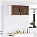 Pensile cucina con porta 2 pcs Rovere Marrone 40 x 31 x 40 cm - Foto miniatura 4