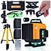 Livella Laser Orange Tiger Rot16l - 16 Linee 3d | Autolivellante, Ip54, 360° | Set Con Treppiede 43-120cm E Occhiali Protettivi - Foto miniatura 1