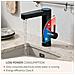 Ih1206 Rubinetto Elettrico Con Scaldabagno Istantaneo, Acqua Calda Subito Display, Inox 3600w Nero - Foto miniatura 4