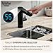 Ih1206 Rubinetto Elettrico Con Scaldabagno Istantaneo, Acqua Calda Subito Display, Inox 3600w Nero - Foto miniatura 6