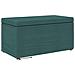 Pouf Verde Scuro 81 x 41 x 40 cm Tessuto e Legno Ingegnerizzato - Foto miniatura 1