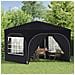 Tenda per feste a pop-up 290 x 290 x 245 cm Antracite - Foto miniatura 3