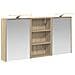 Set di Armadi da Bagno con lo scaffale 3 pcs 126 x 16 x 62.5 cm - Foto miniatura 1