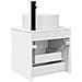 Mobile lavabo da parete Bianco Lucido 49 x 44,5 x 65,5 cm - Foto miniatura 3