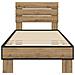 Struttura letto con testata Rovere Artigianale 80 x 200 cm - Foto miniatura 3