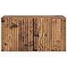 Mobile Porta TV da Muro Legno antico 59,5 x 31 x 30 cm - Foto miniatura 4