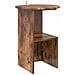 Tavolo laterale Rovere Fumo Ø 39,5 x 55 cm Legno ingegnerizzato - Foto miniatura 1