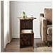 Tavolo laterale Rovere Fumo Ø 39,5 x 55 cm Legno ingegnerizzato - Foto miniatura 2