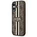 Custodia Per Iphone 17 Con Design A Righe Marroni Magsafe Di Guess - Foto miniatura 3