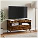 Mobile TV LED Rovere Fumo Legno ingegnerizzato - Foto miniatura 4