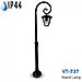 Palo Da Giardino 136 Cm Lampione Segnaviali Da Terra E27 Ip44 Esterno Vt-737 7060 - Foto miniatura 1