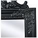 Specchio Da Pavimento In Stile Barocco 160x40 Cm Nero - Foto miniatura 3