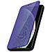 Custodia Apple Iphone Xs Max Flip Specchio Sportellino Traslucido Blu Scuro - Foto miniatura 1