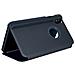 Custodia Apple Iphone Xs Max Flip Specchio Sportellino Traslucido Blu Scuro - Foto miniatura 4