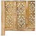 Divisorio A 3 Pannelli Intagliato 120x165cm Massello Di Mango - Foto miniatura 3