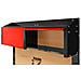 Banco Da Lavoro Tavolo Officina Cassetti Parete Porta Utensili Holzmann Wt39 - Foto miniatura 8
