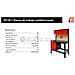 Banco Da Lavoro Tavolo Officina Cassetti Parete Porta Utensili Holzmann Wt39 - Foto miniatura 6