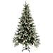 Albero Di Natale Con Pigne Verde E Bianco 225 Cm In Pvc E Pe - Foto miniatura 2