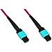 Cavo Fibra Ottica Mpo / mpo Femmina / femmina 12 Fibre Om4 Metodo B Mt 3 - Foto miniatura 1