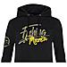 Long Hoodie Fishing Mania Woman Nero S - Foto miniatura 2
