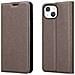 Custodia Compatibile Con Apple Iphone 13 Mini In Bruno Caffè - Coperchio Protettiva Con Chiusura Magnetica, Funzione Stand E Tasca Per Le Carte - Foto miniatura 8