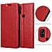 Custodia Compatibile Con Oneplus Nord N100 In Rosso Mela - Coperchio Protettiva Con Chiusura Magnetica, Funzione Stand E Tasca Per Le Carte - Foto miniatura 6