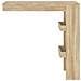 Bancone Da Muro Rovere Sonoma 102x45x103,5 Cm Legno Compensato - Foto miniatura 3